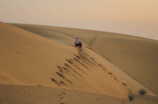 Jaisalmer, camping in the desert.